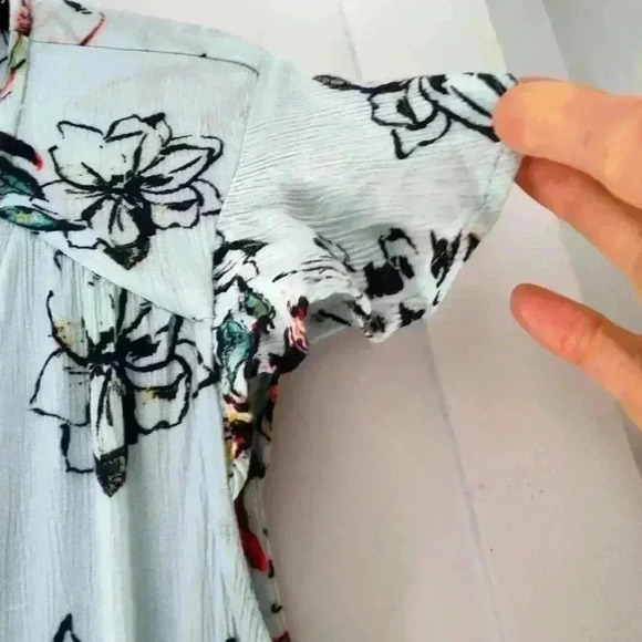 New Directions | women's| floral pastel high low dress | size Medium - Picture 4 of 6